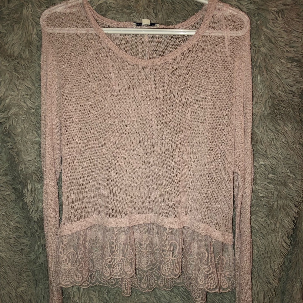 Cute American eagle blouse , light pink